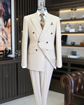 Bage color italian 2 piece suit