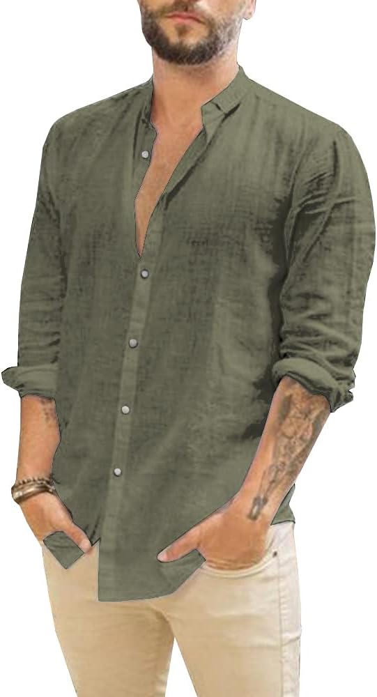 Light green shirt full sleeves cotton