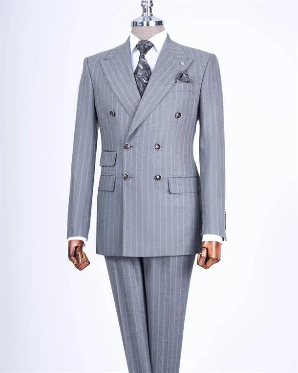 Italian Gray 3 piece suit